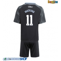 Maglie da calcio Aston Villa Ollie Watkins #11 Seconda Maglia Bambino 2025-26 Manica Corta + Pantaloni corti)